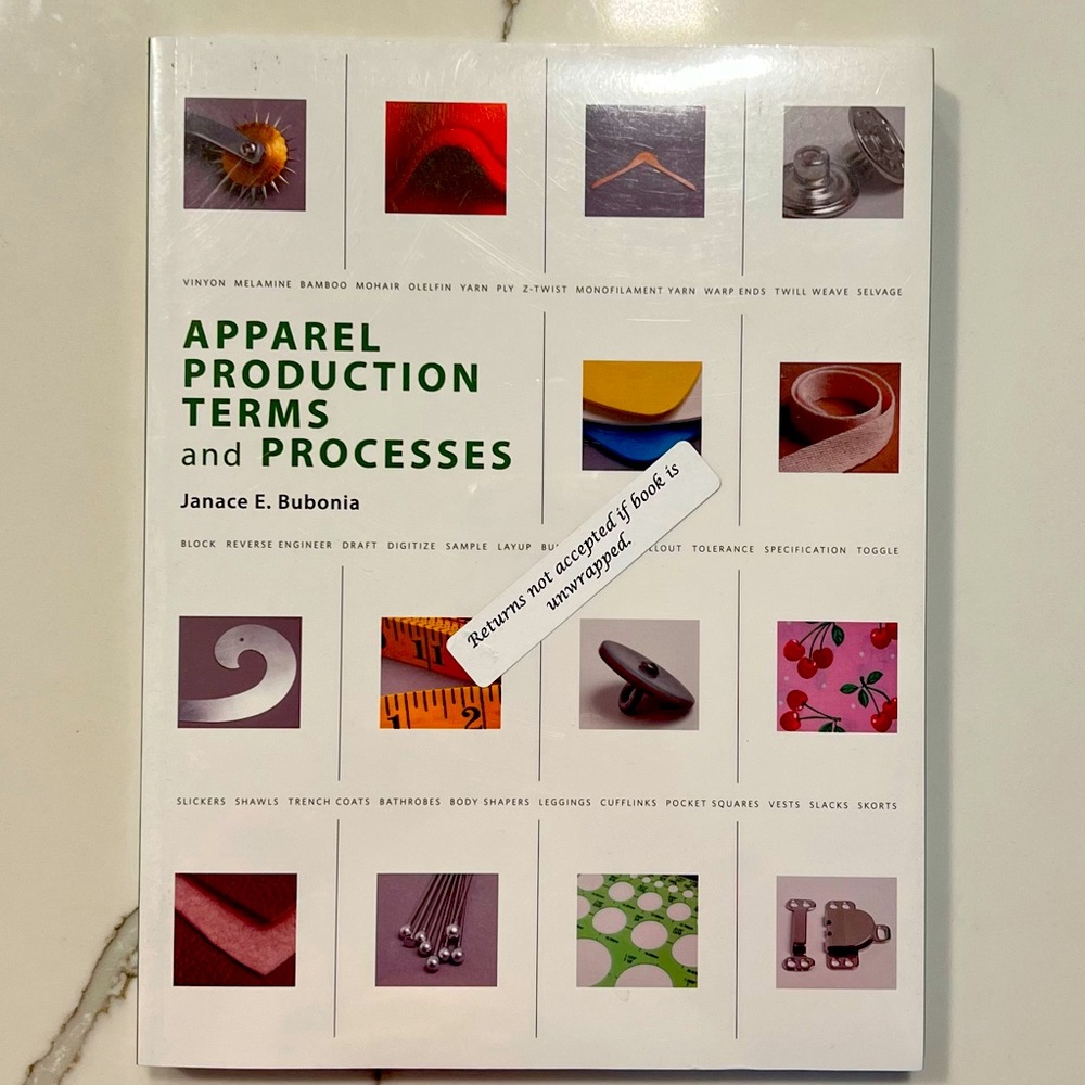 Apparel Production Terms and Process by Janace E. Bubonia